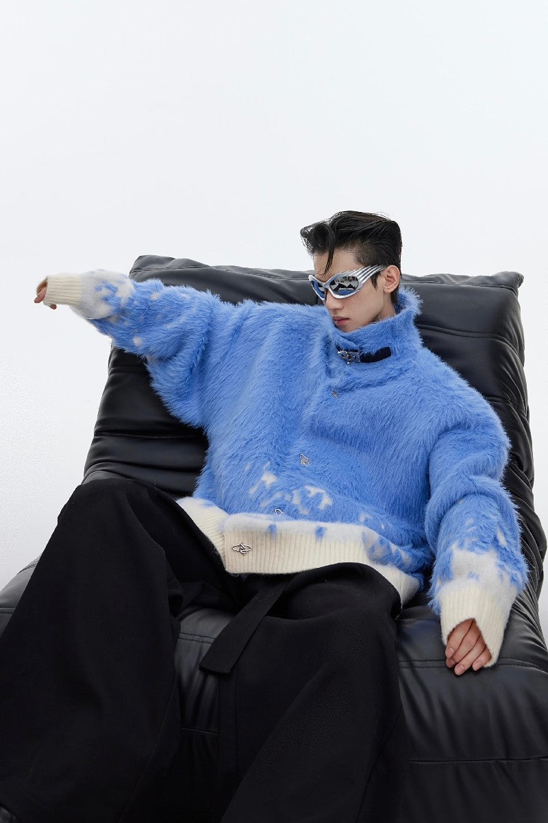 Wool Knit Crewneck Sweater