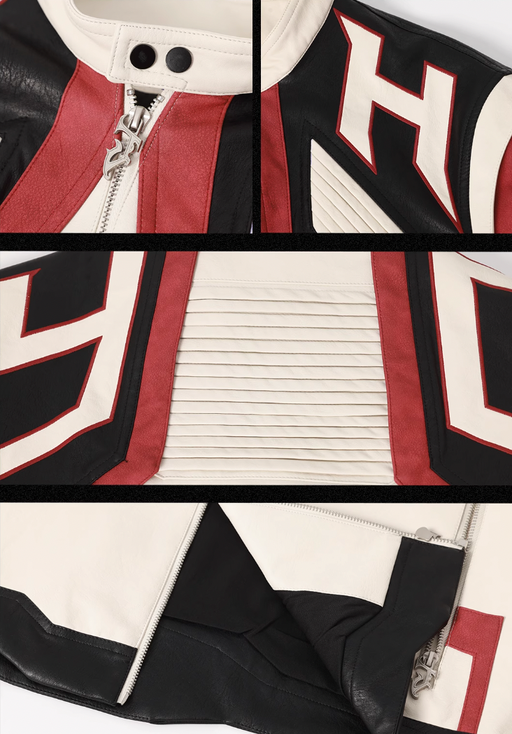 Deconstructed Racing Motorcycle Jacket