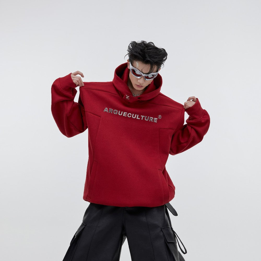 Shoulder Pad Logo Hoodie