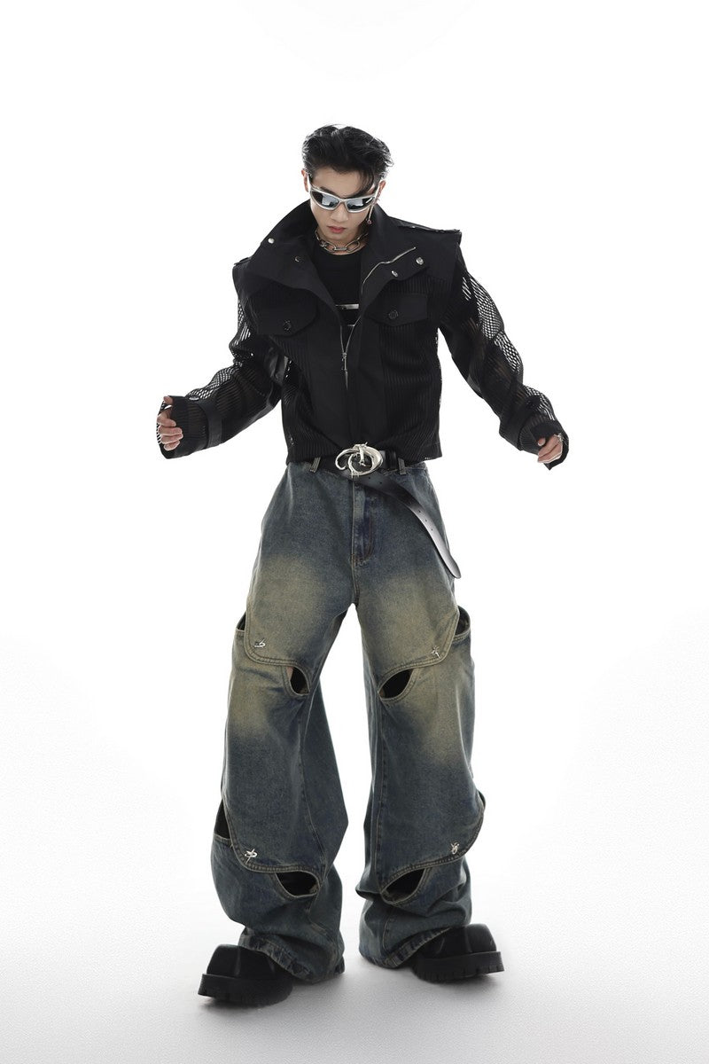 Oversized Button Denim