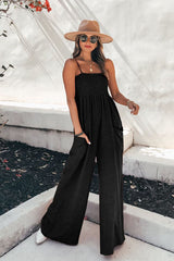 Feel Your Love Spaghetti Pocket Jumpsuit - 5 Colors