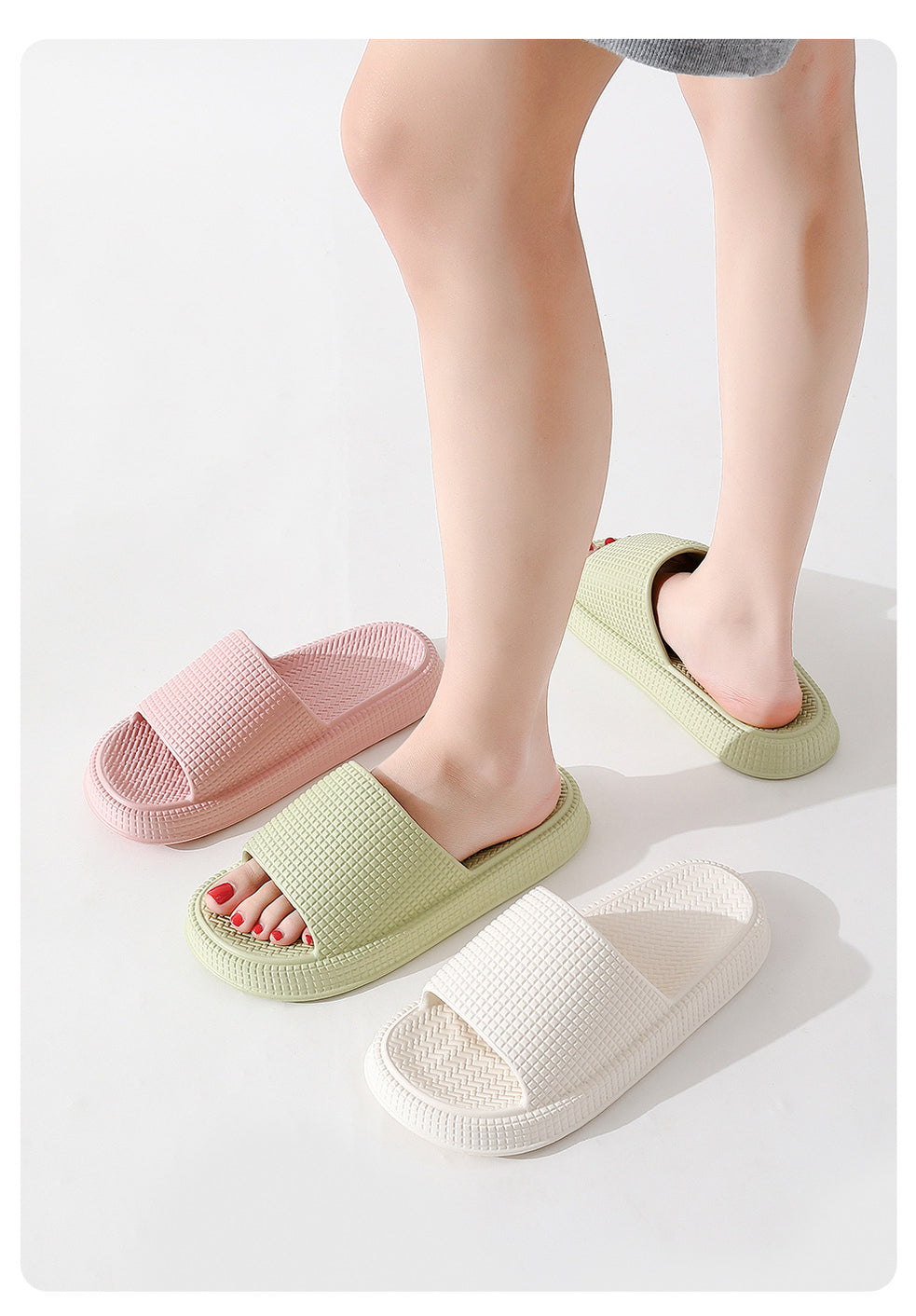 Simple Home Thick Bottom Slippers