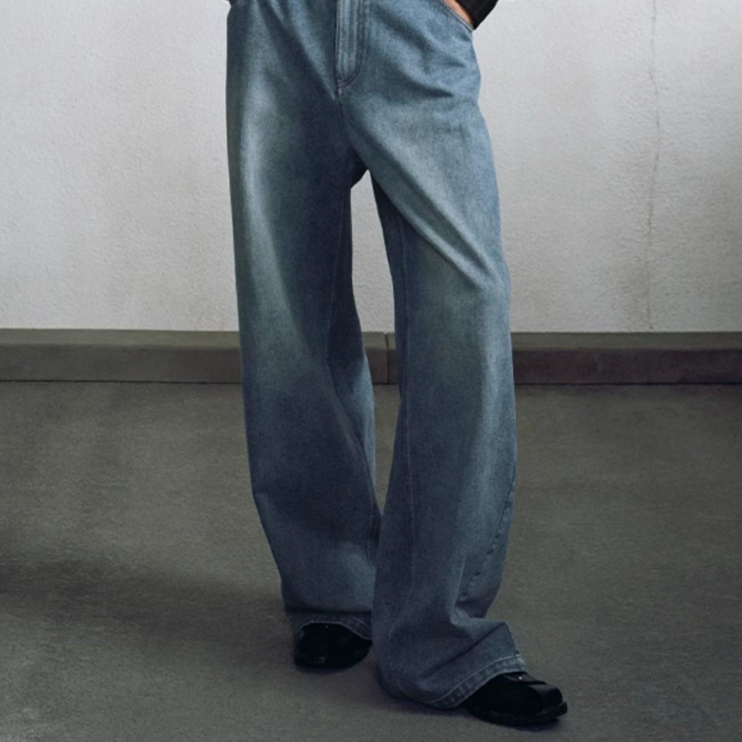 Washed & Faded Regular Jeans