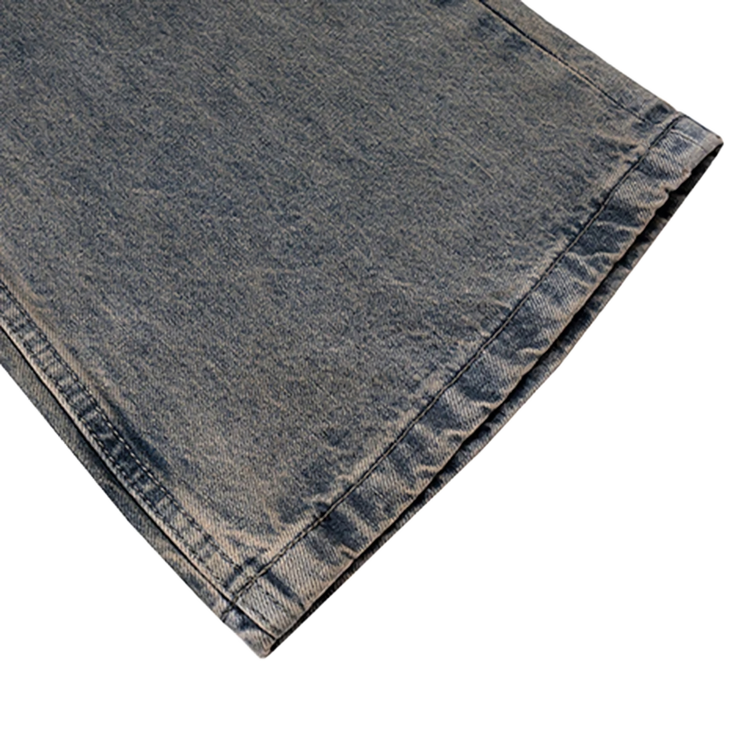 Blue Wash Vintage Washed Flared Jeans