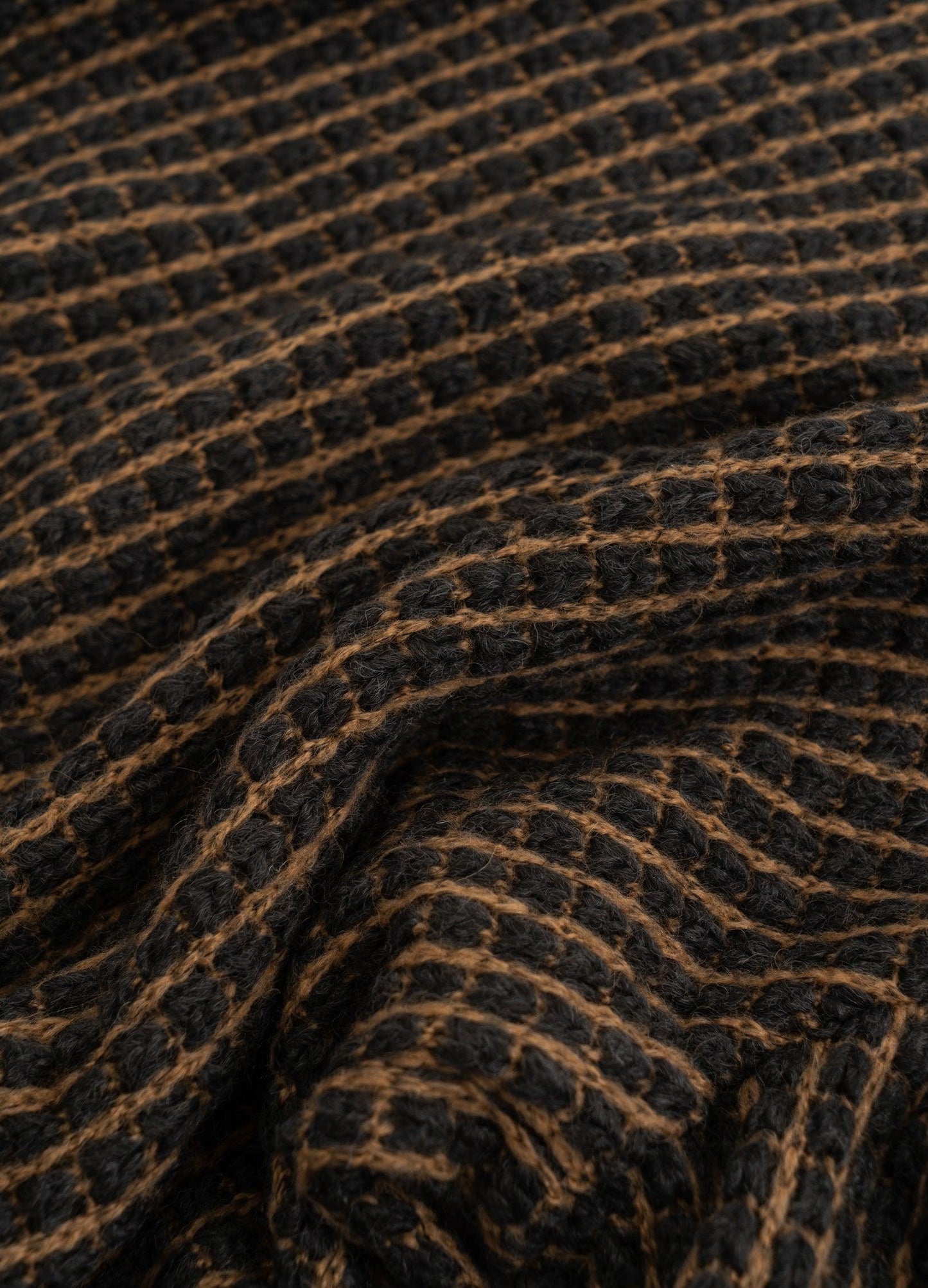 Urban Chic Turtleneck With Distressed Details Sweater