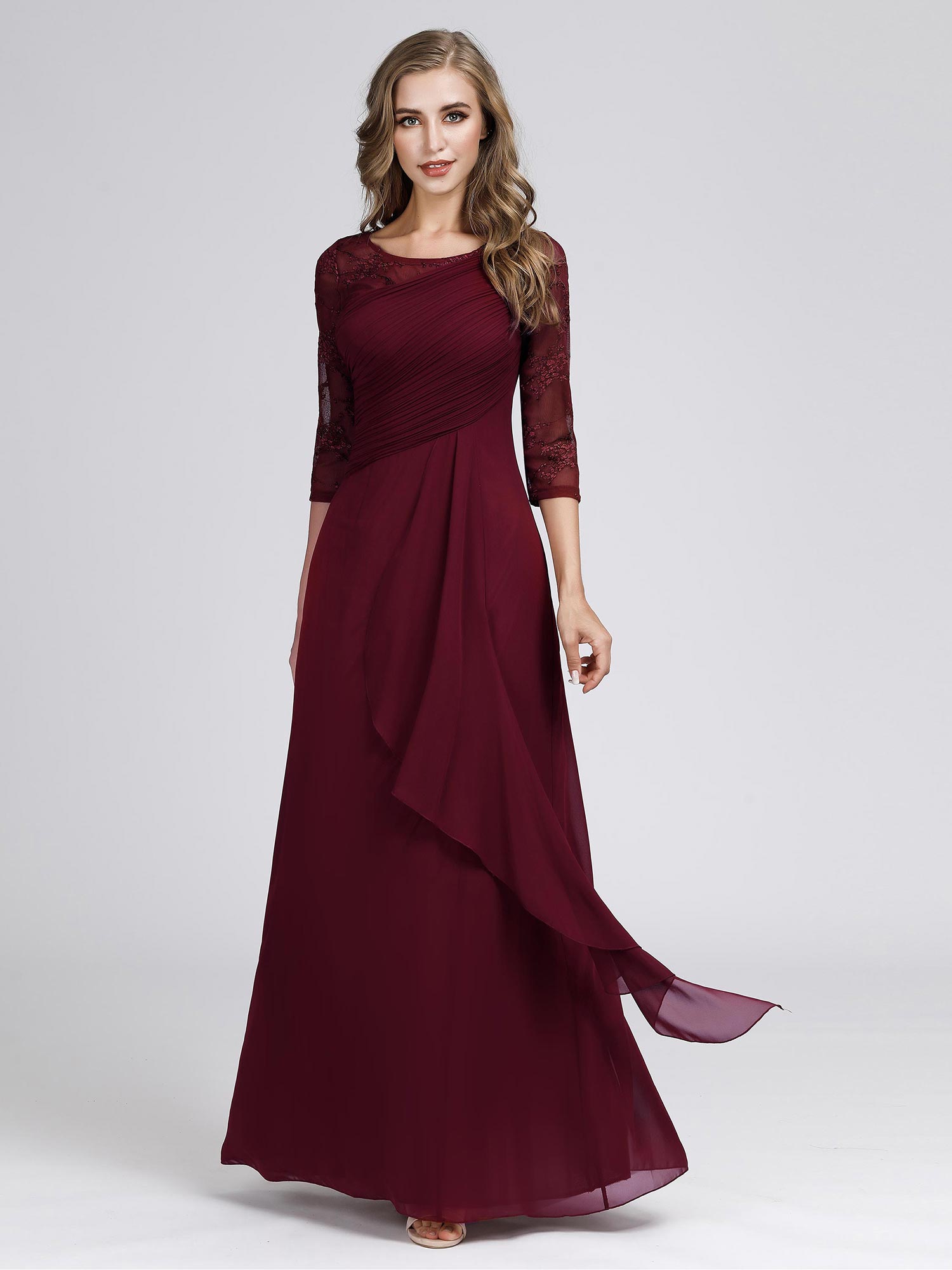 Exquisite Long Sleeve Women's Evening Gown