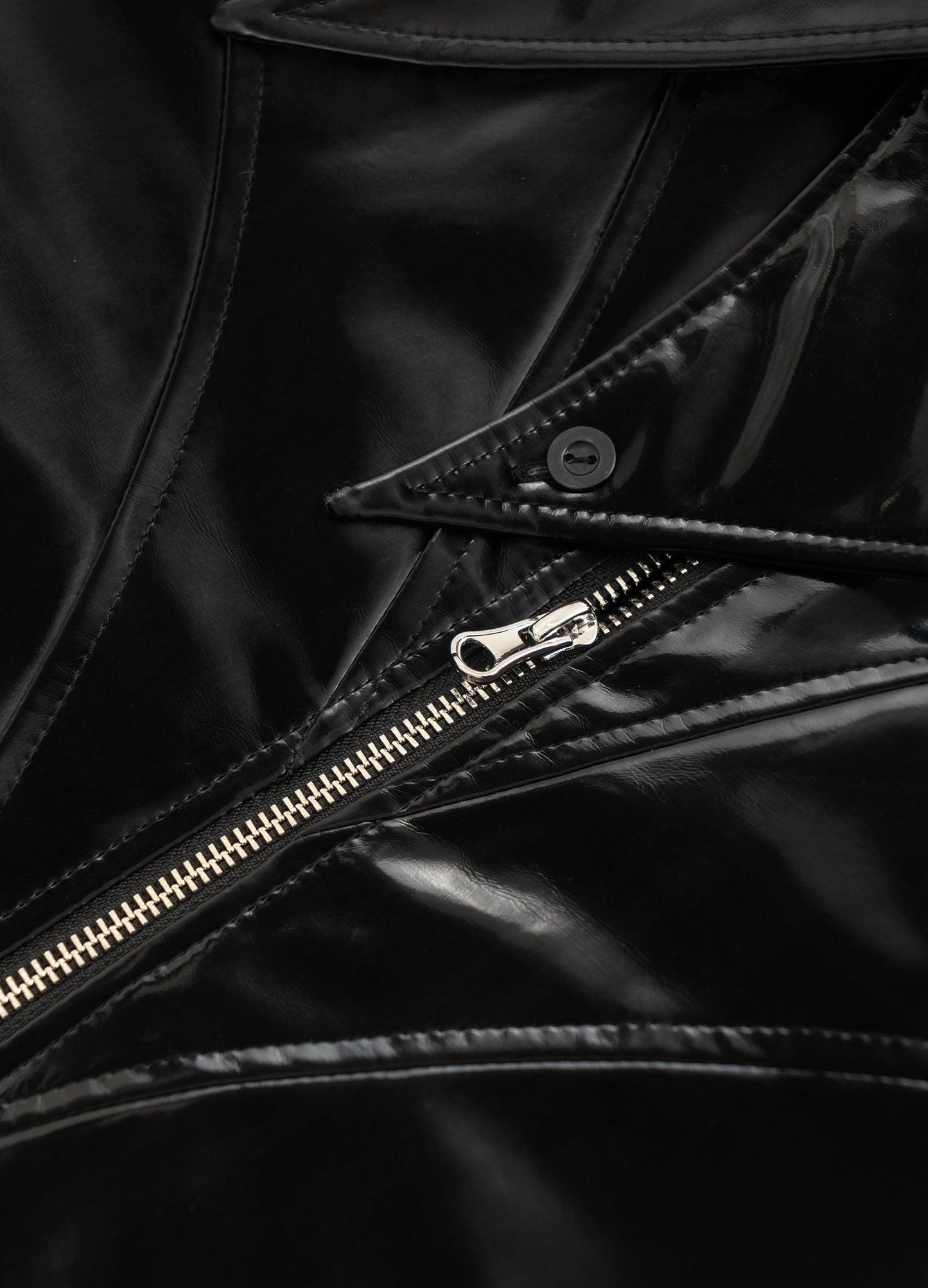 Urban Edge Cropped Leather Jacket