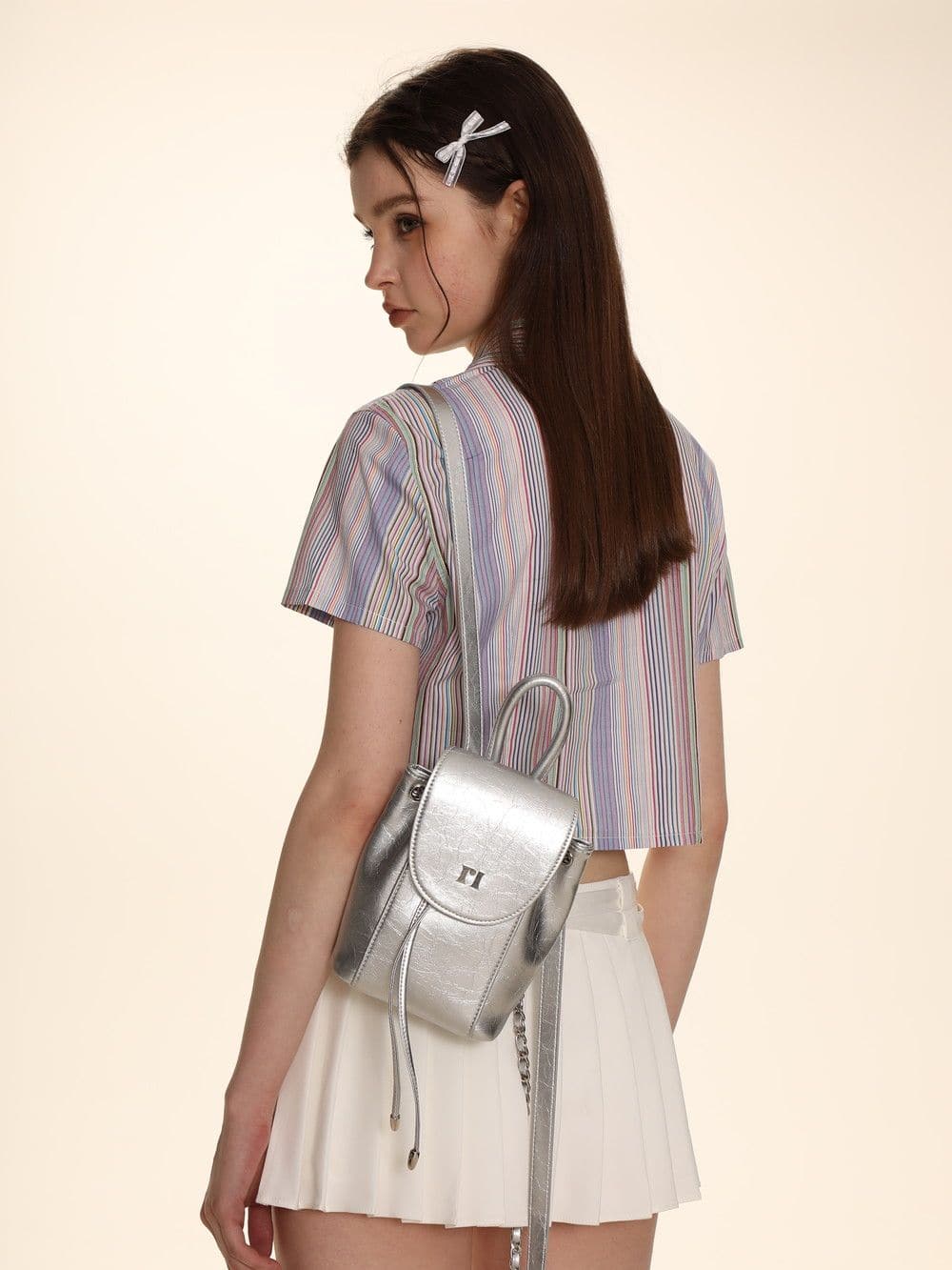 Sleek Metallic Travel Companion Bag