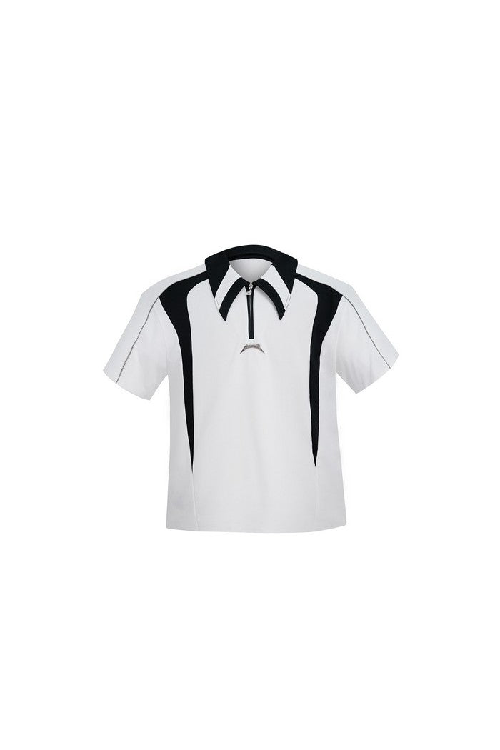 Polo Tee With Contrast