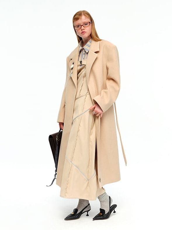 Rainbow Stripe Halter Neck Stitched Dress