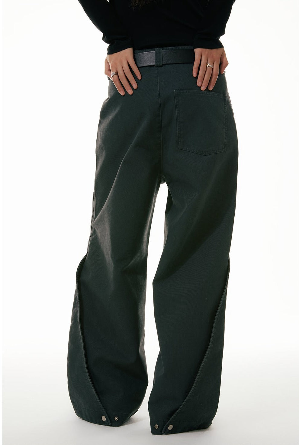 Wide Leg Cut Workwear Jeans