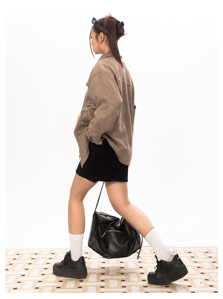 American Retro Suede Jacket