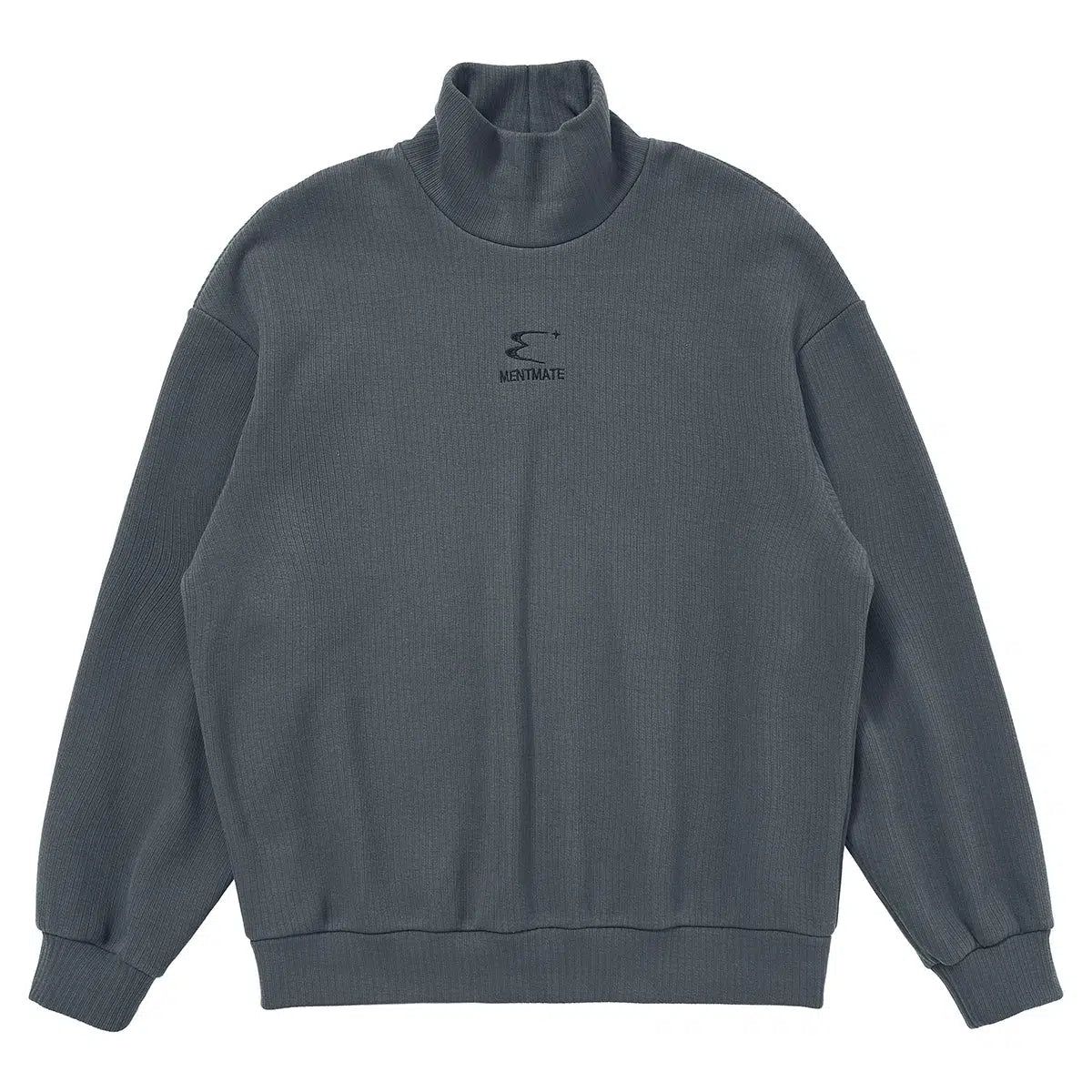 Relaxed Fit Mockneck Sweatshirt