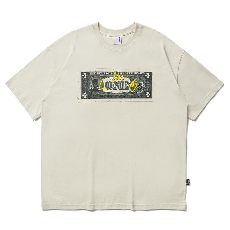 Currency Print Graphic Tee