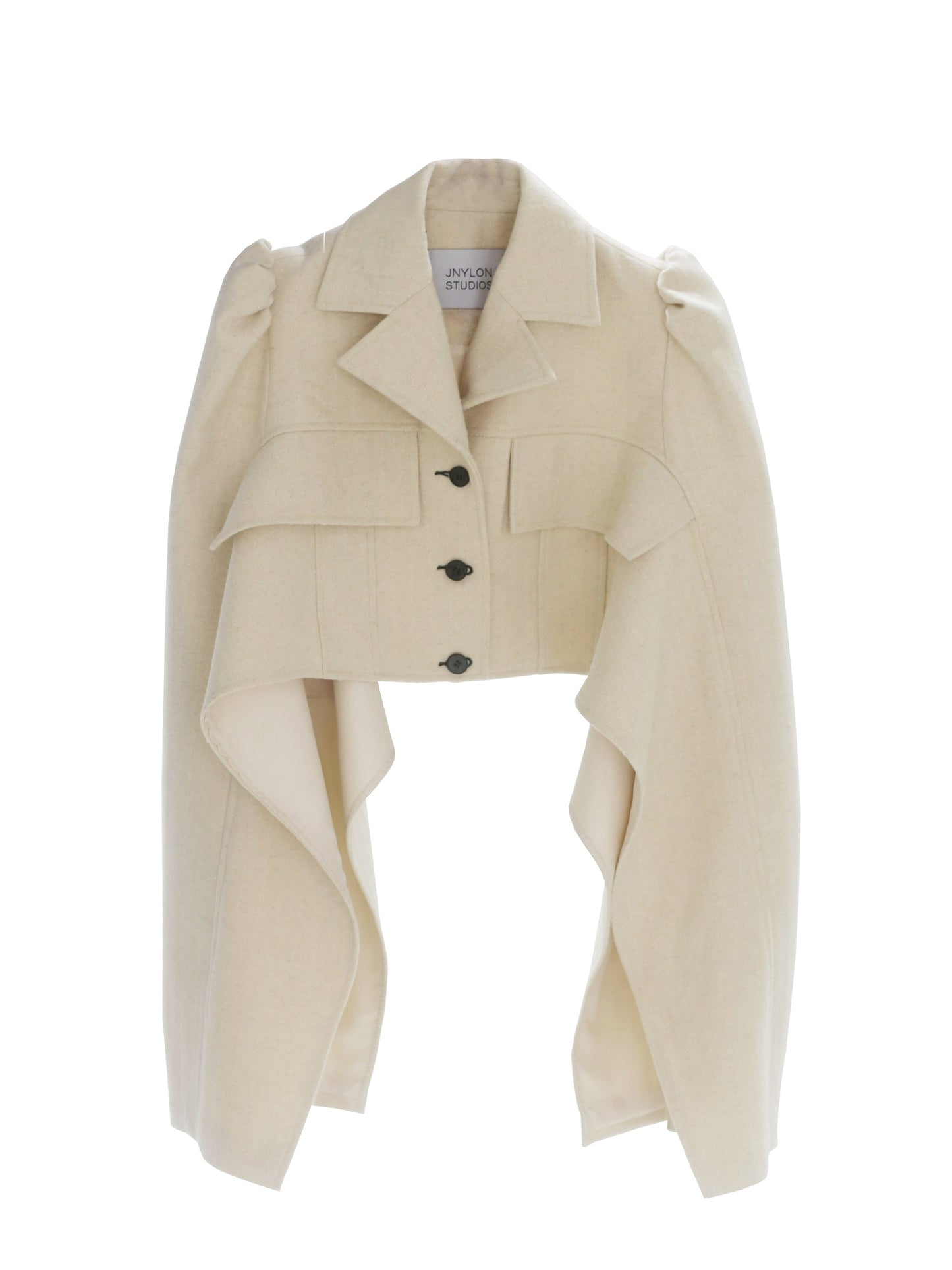 Woolen Sleeveless Shawl Jacket