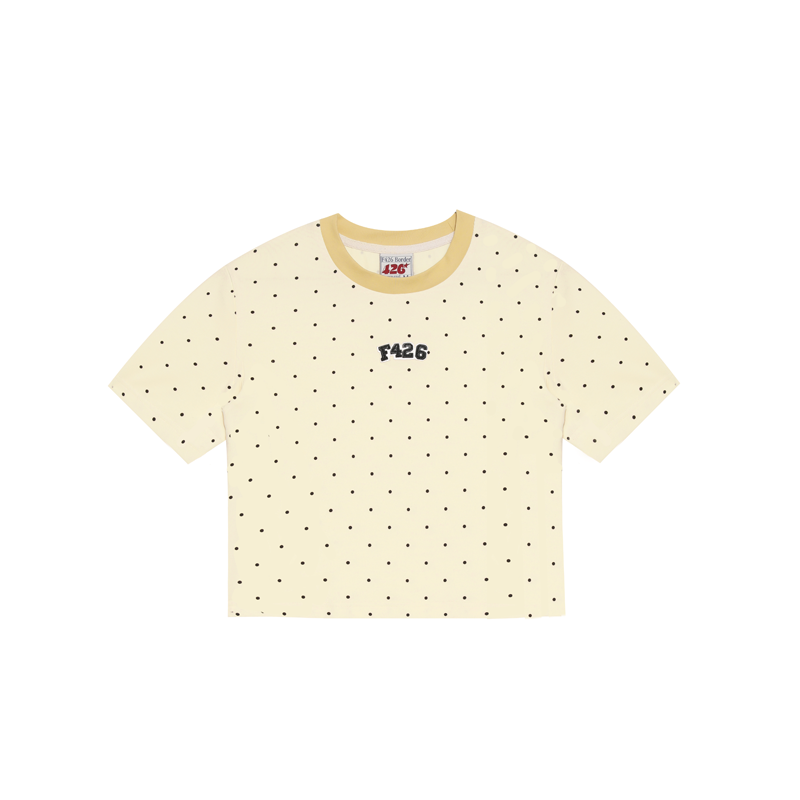 Polka Dot T-Shirt In Summer Street Style