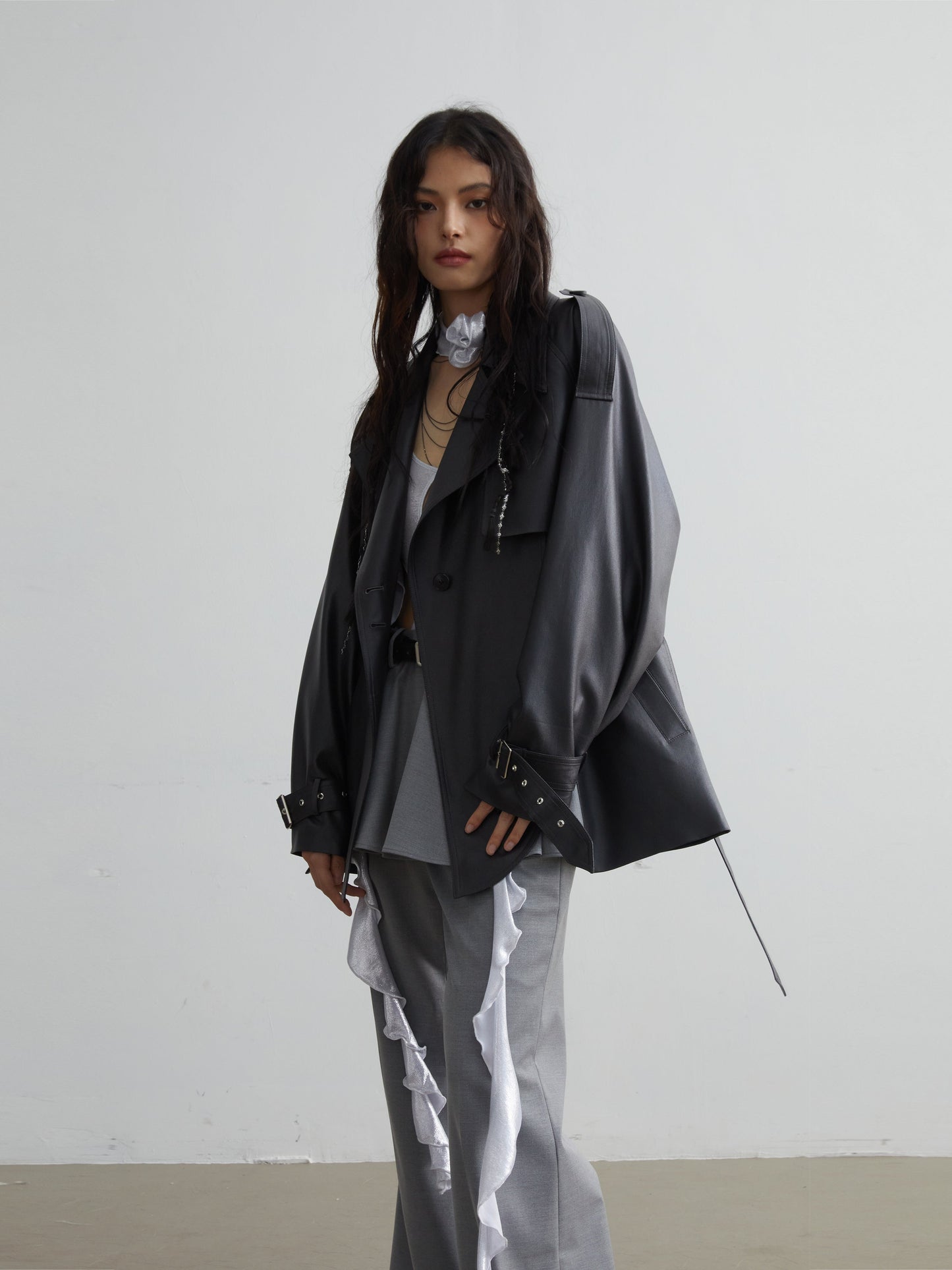 Elegant Skirt Pants Set