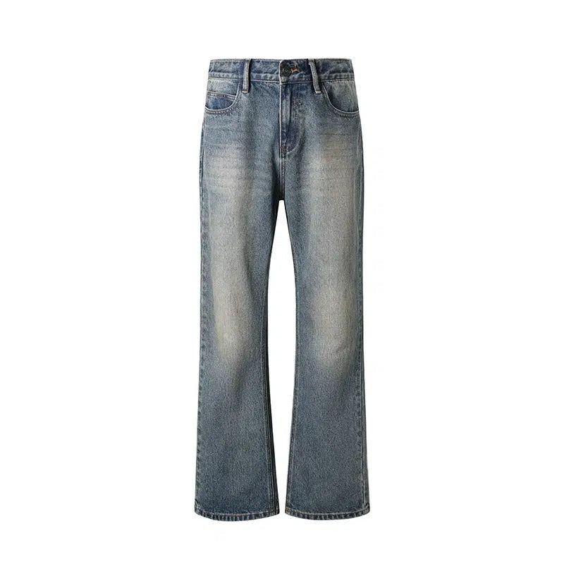 Washed Bootcut Jeans In Regular Fit