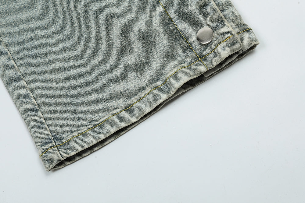 Utility Drawstring Denim Jeans