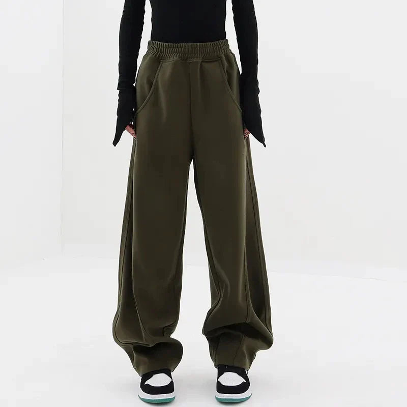 Solid Casual Street Dance Pants