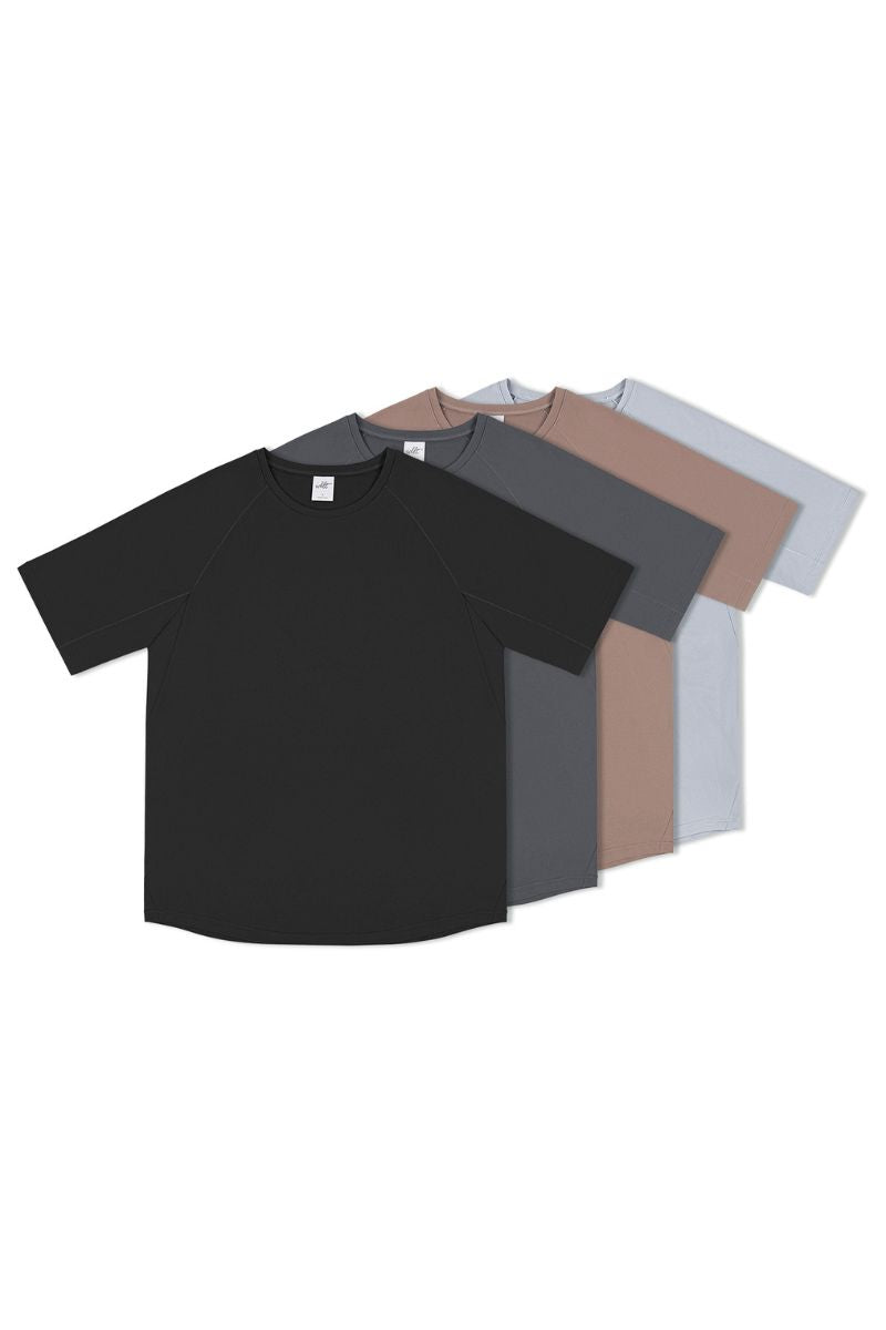 Raglan Sleeve Tee In Lightweight Fabric