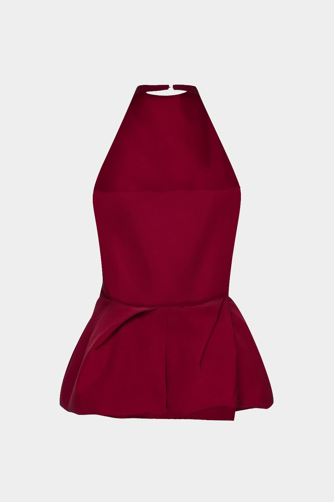 Asymmetrical Ruched Backless Cami Top