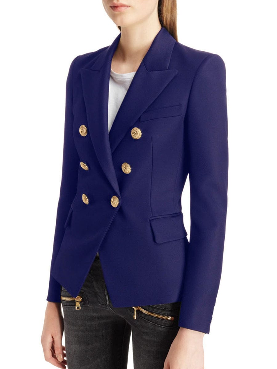 Stylish And Versatile Double Breasted Blazer