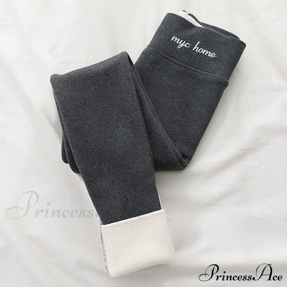 Velvet Thick High Waist Thermal Warm Leggings