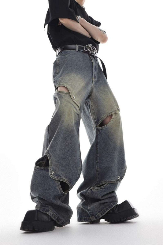 Oversized Button Denim