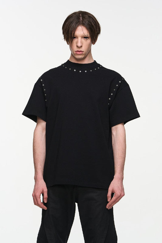 Metal Stud Cotton Diverse Tee