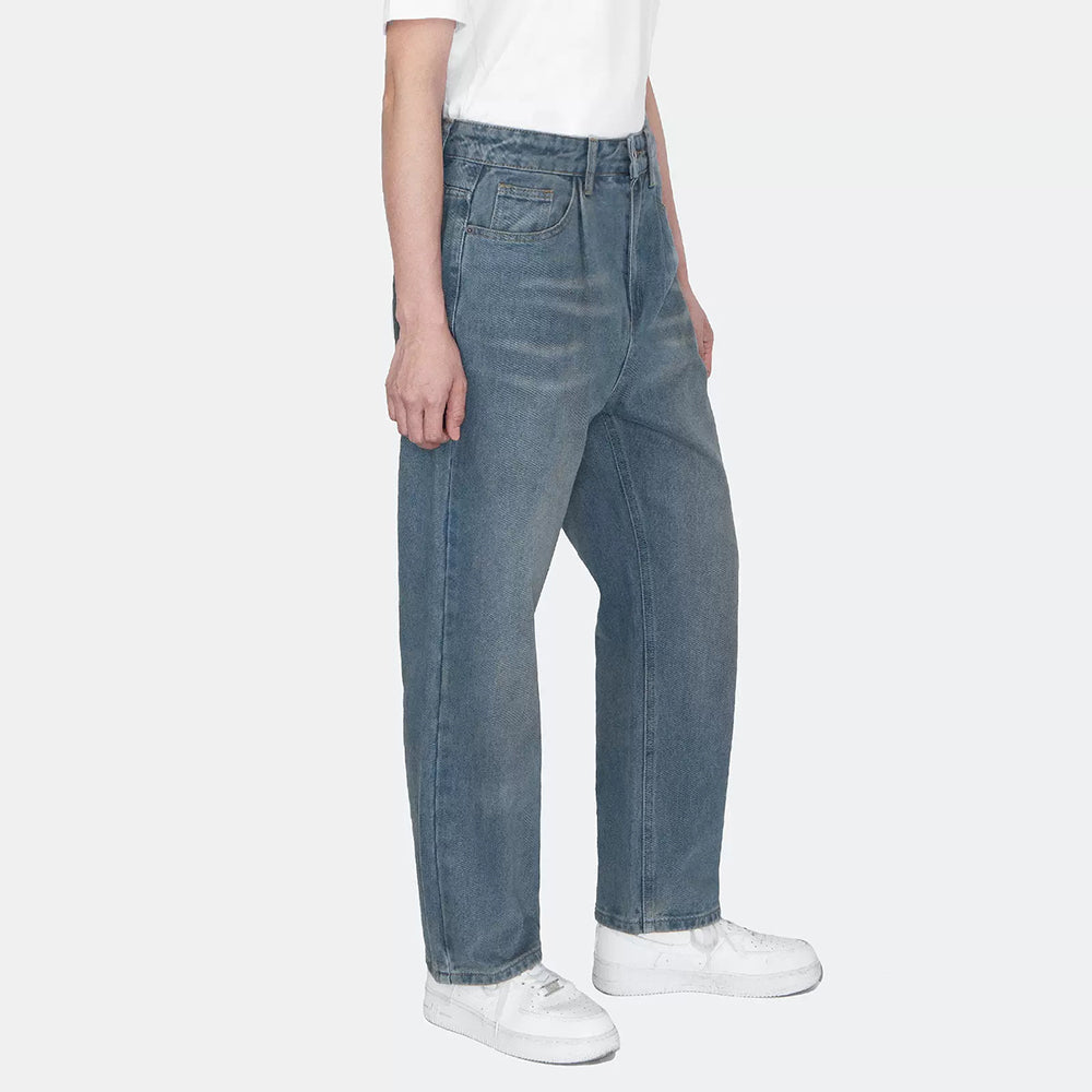 Straight-Leg Jeans In Vintage Wash