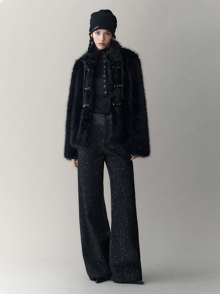 Stardust Extended Wide-Leg Pants