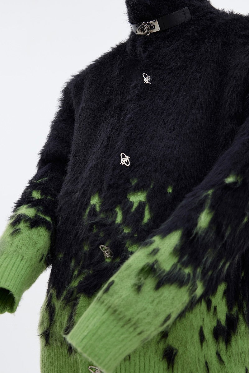 Wool Knit Crewneck Sweater