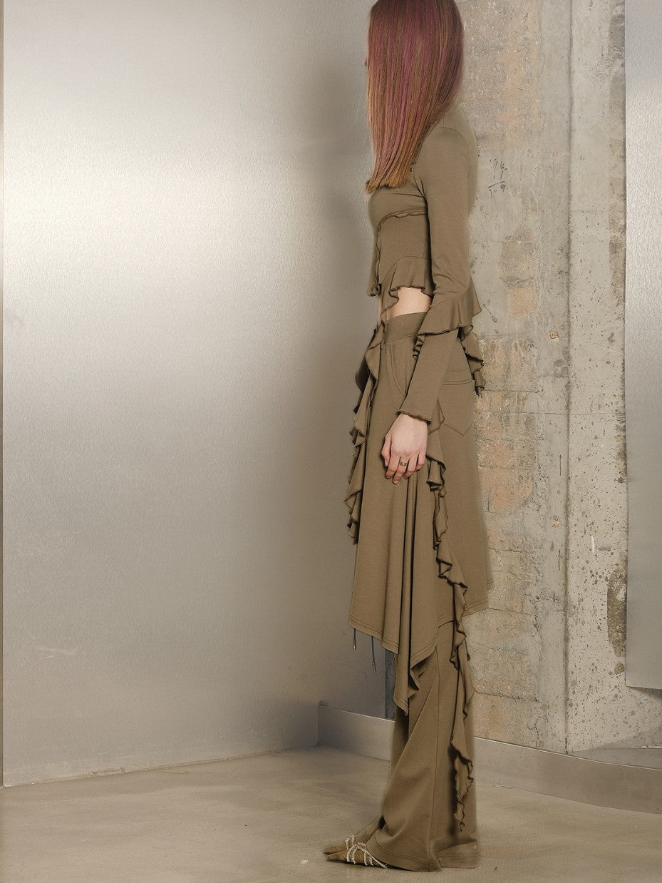 NORTH NODE Asymmetrical Layered Ensemble Set - Earth Tones