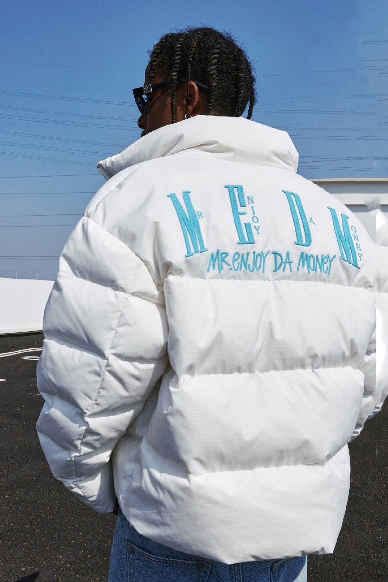 Puffer Jacket With Logo