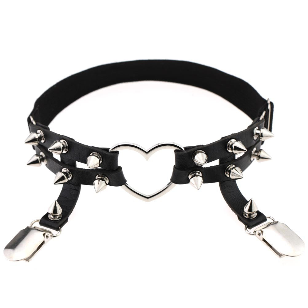 Punk Heart Garter