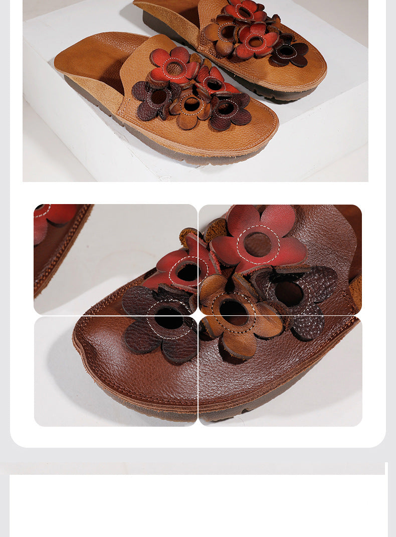 Casual Comfortable Leather Soft Sole Shoes