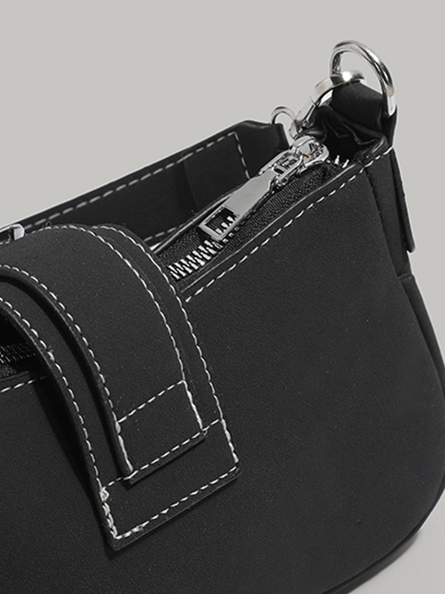 Y2K Butterfly Chain Black Bag