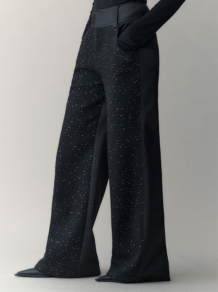 Stardust Extended Wide-Leg Pants