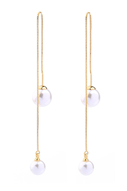 Pearl Pendant Earrings
