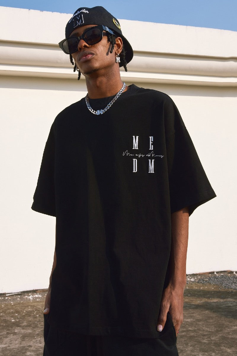 Tee With Embroidered Logo