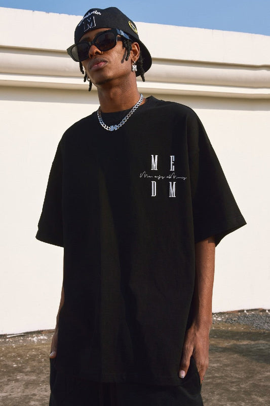 Tee With Embroidered Logo