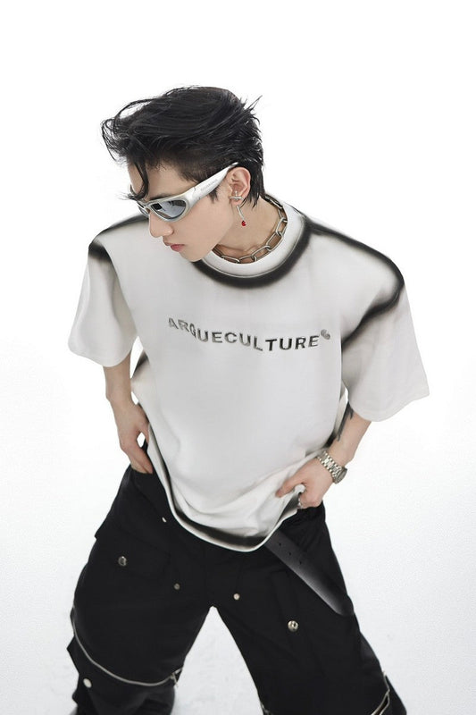 Painted Tee With Logo