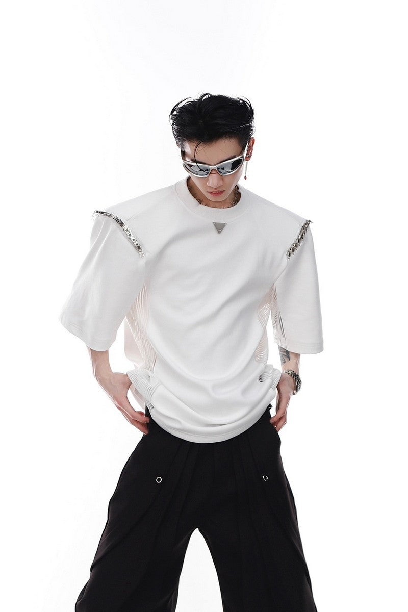 Shoulder Pad Logo T-Shirt