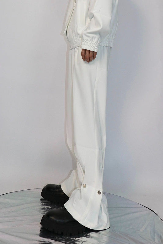 Straight Cut Loose Trousers