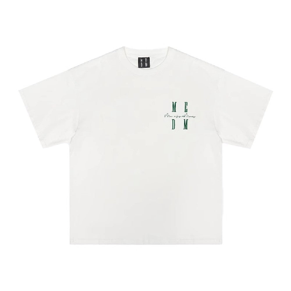 Tee With Embroidered Logo