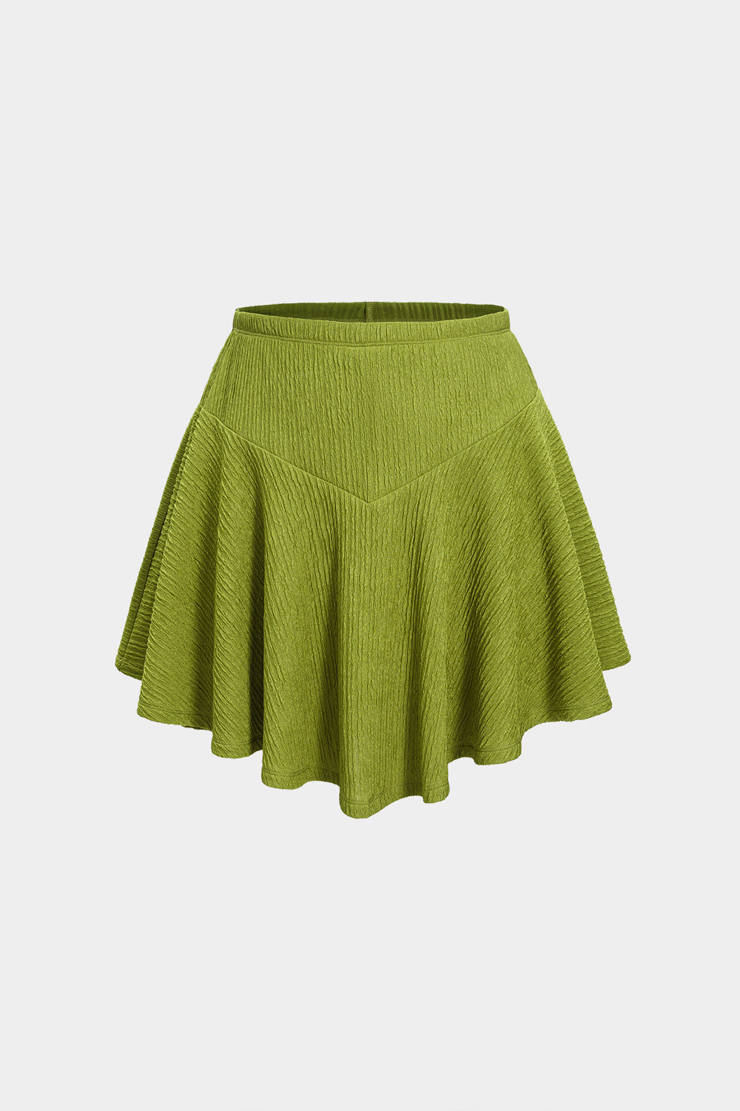 Asymmetrical Tank Top And Ruched Skirt Set