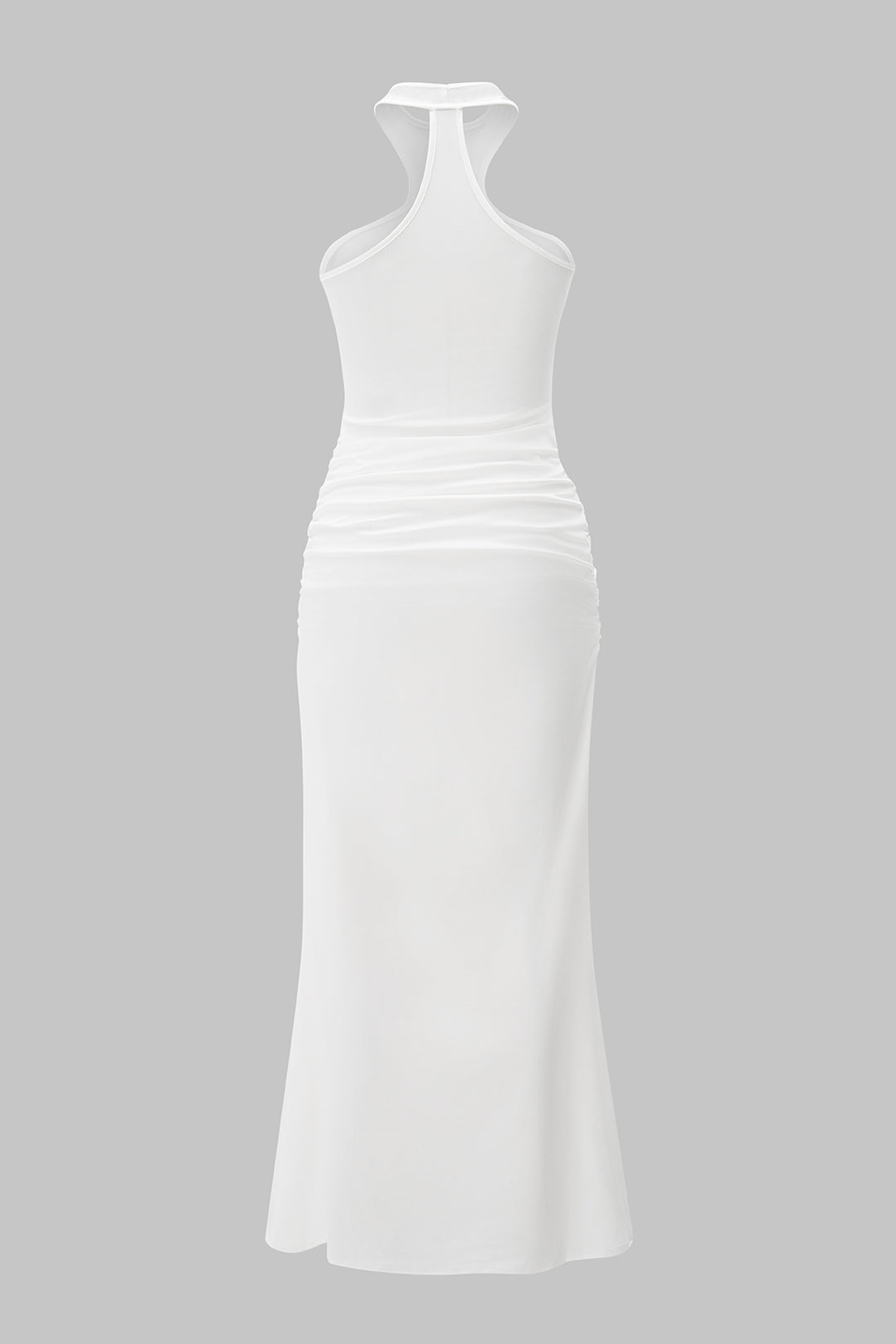 Asymmetrical Cut Out Sleeveless Maxi Dress