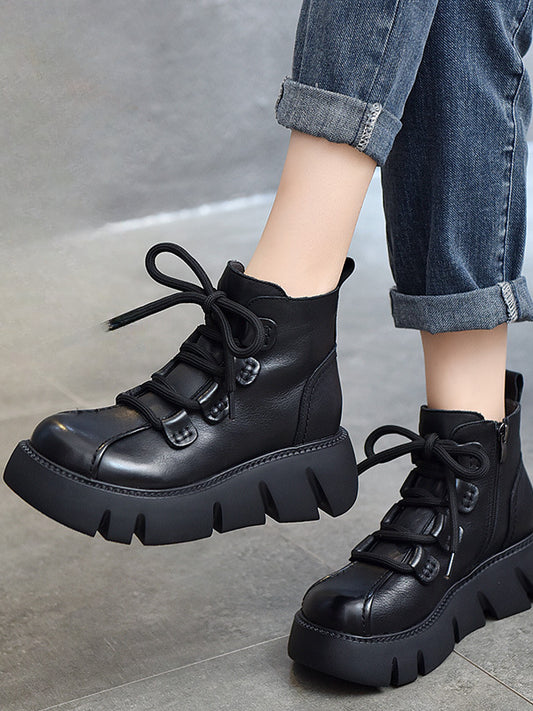 Classic Lace-Up Thick Bottom Martin Boots