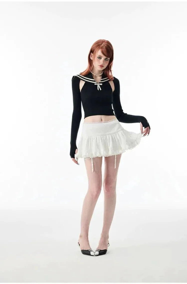 Women'S Romantic Lace Mini Skirt - Elegant & Feminine Boho Chic